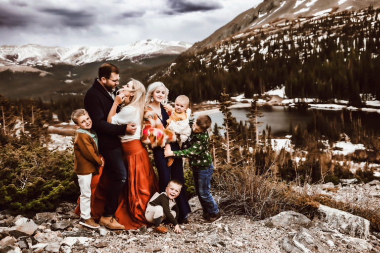 Summer Family Session in the Rocky Mountains | Blue Ridge Lake, Colorado