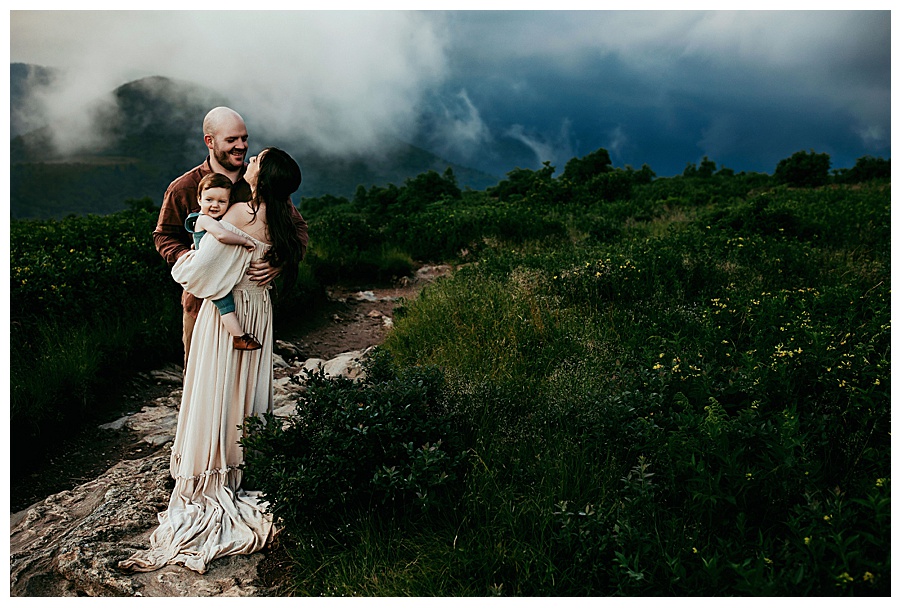 Moody Black Balsam Knob Family Session Canton, North Carolina